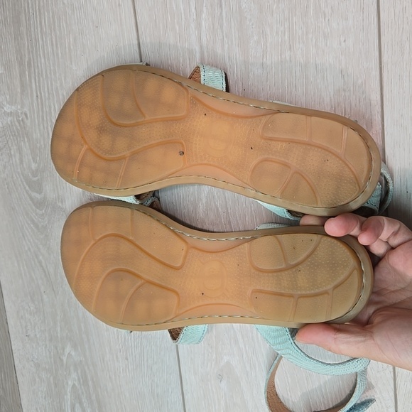 Born Women Ankle Leather Sandals Flats slide shoes sz 10M - Picture 11 of 11